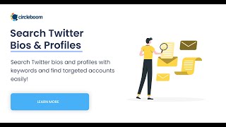 Search Twitter Bios & Profiles! Find Targeted People By Keywords!