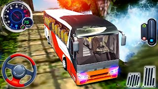Uphill Offroad Coach Bus Driver 3D - Transport Tourist Drive Simulator - Android GamePlay #2 screenshot 4