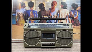 Vintage Sharp GF-4343 Stereo Radio Cassette Recorder Boombox