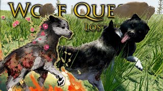 A Brutal Bison BETRAYAL in the Burned Grasslands?!  Wolf Quest: LOST ECHOES • #34