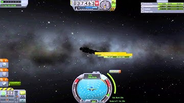 Kerbal Space Program Career Mode - Part 11 - First Mun Orbit Return Trip