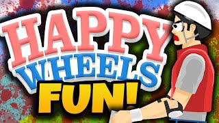 Happy Wheels Funny Moments! - 