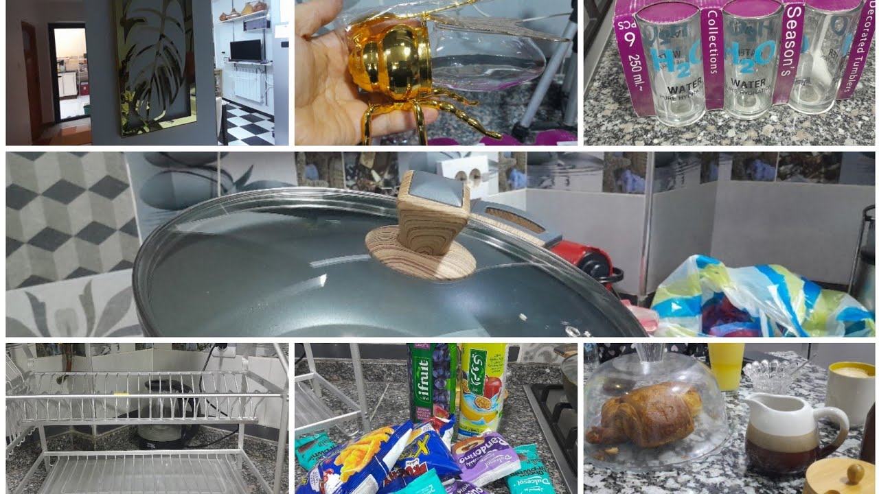 مشترياتي تاع الماعين الي نسحقهم في كوزينتي روتين مرآة جزائرية في بيتها مع أولادها بدون زواق