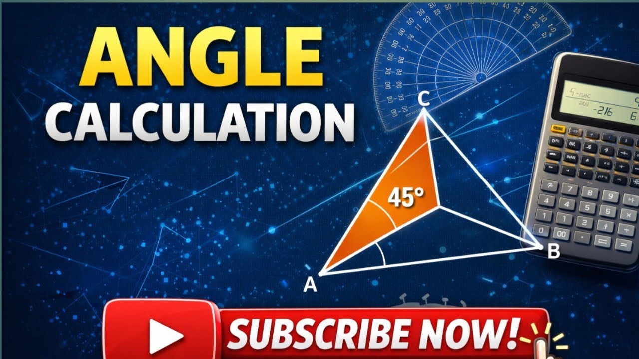 ANGLE CALCULATION ,कोण गणना
