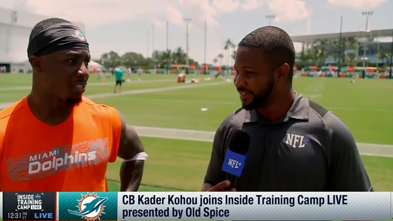 Inside Training Camp Live: Dolphins CB Kader Kohou 