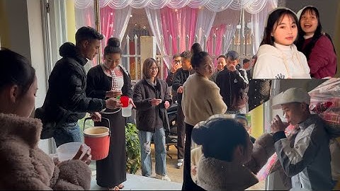 Bản Chống Chơ/ Sính Lễ Cưới Của Người Thái Uống Rượu Bằng Bát