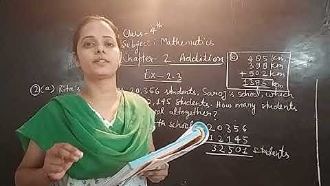 Class-4 Mathematics Chapter-2 Exercise- 2.3 By Bharti Singh