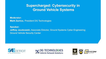 Supercharged: Cybersecurity in Ground Vehicle Systems