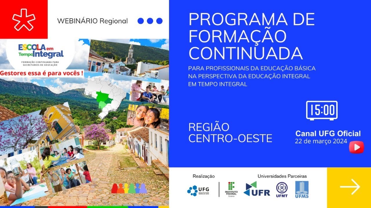 Programa De Formacao Programa de Formação Continuada em Educação Integral em Tempo Integral ...