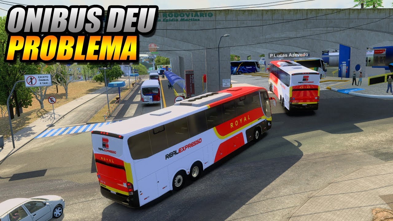 VIAGEM LONGA COM DOIS ONIBUS E DEU PROBLEMA NO MEIO DA RODOVIA!! EURO TRUCK SIMULATOR 2 MOD BUS G920