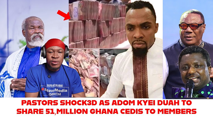 BREAK-Pastors Sh0cked As Adom Kyei Duah Ready to Share 51 million Gh’s to his Church members 