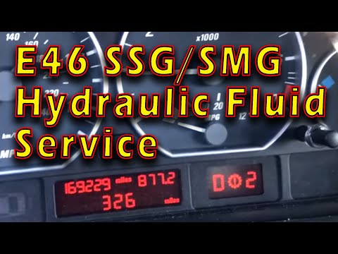 BMW 2004 e46 330ci SSG SMG Transmission COG error troubleshooting. Adding fluid / test drive.