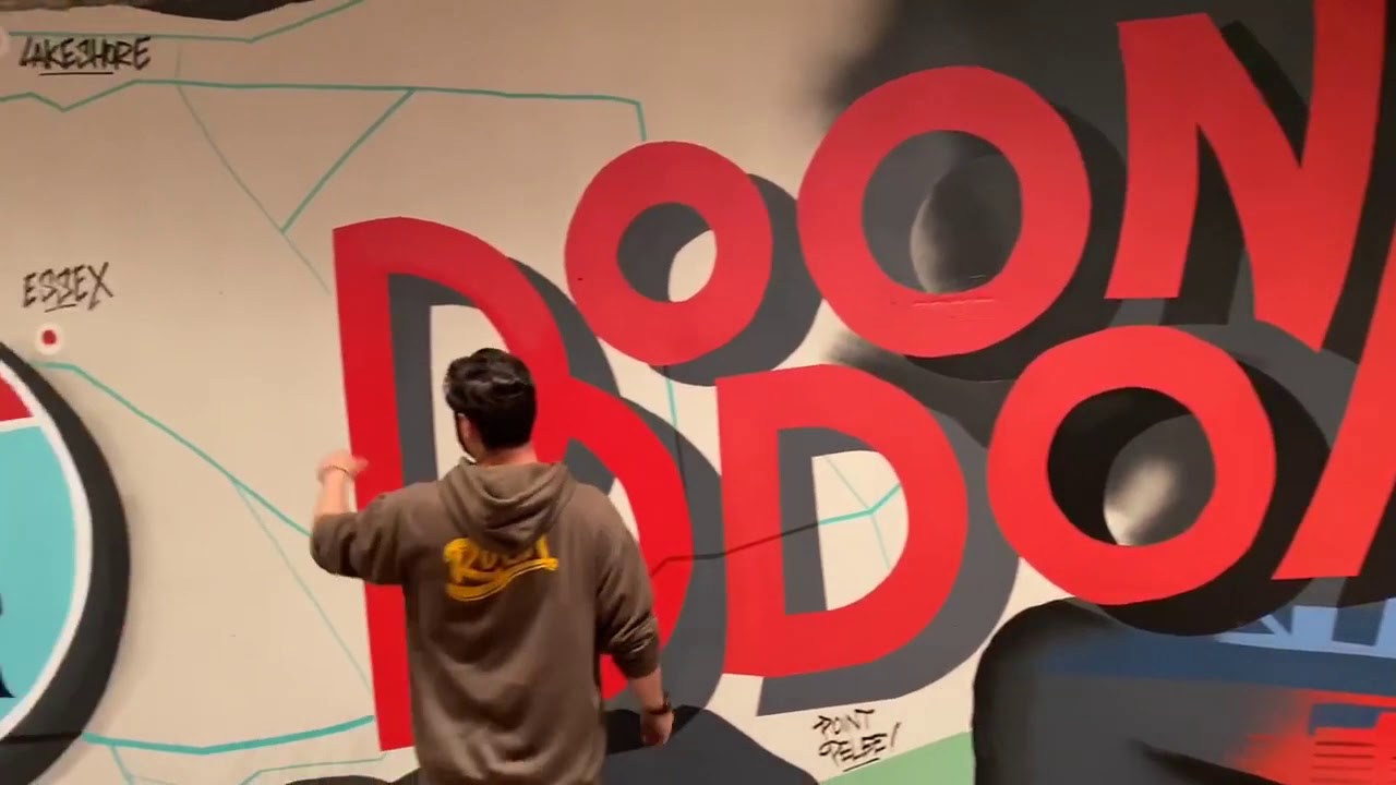 What was your inspiration? - Mural at Boondom - YouTube