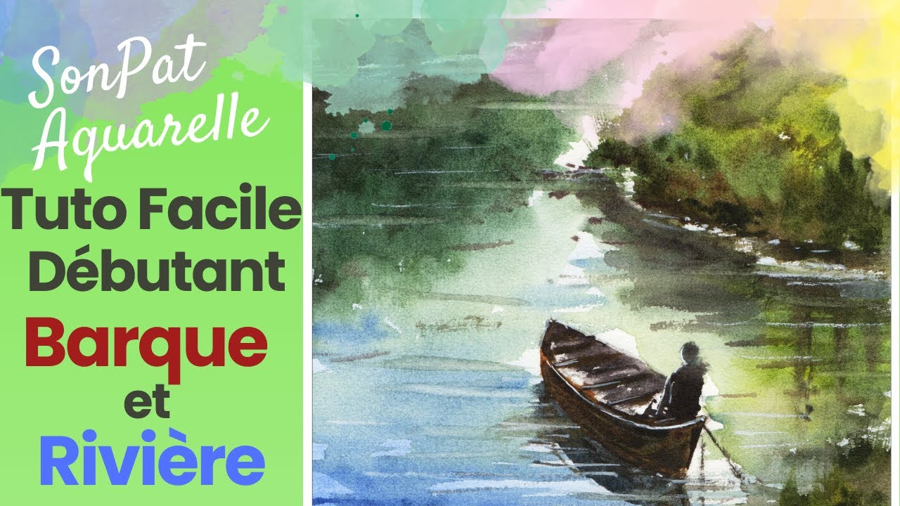Peindre une Rivière Tranquille à l'Aquarelle: Tutoriel Express pour Débutants