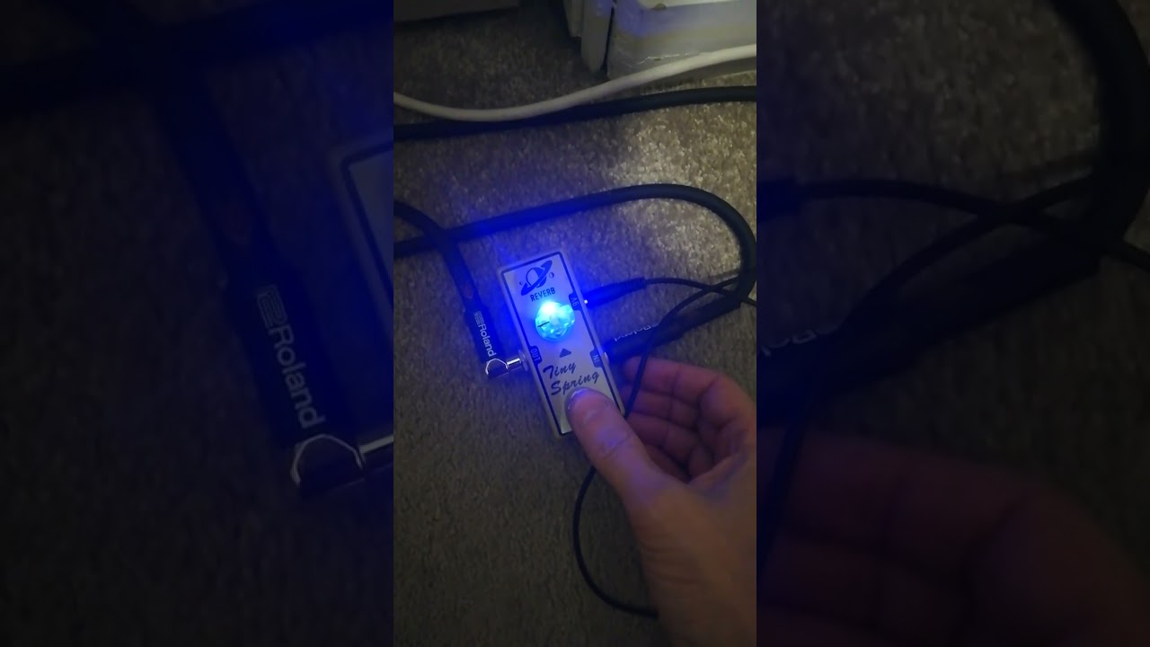 Hissy Tone City Tiny Spring Reverb Pedal