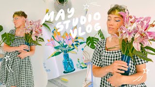 building a table, drawing, chatting ❋ may studio vlog by Leigh Ellexson 47,909 views 1 year ago 31 minutes