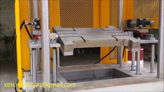 40T hydraulic trimming press with unloading plate
