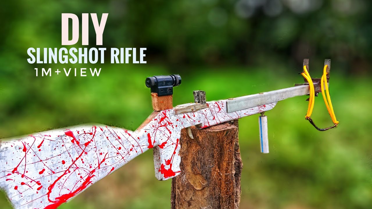 DIY slingshot rifle . YouTube