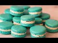 Blueberry French Macarons - French Macaron Recipe