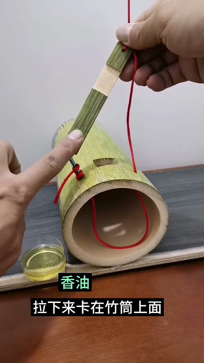 Perangkap tikus tabung bambu