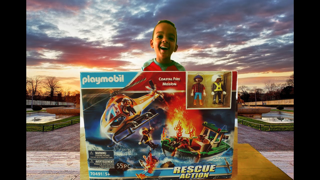 Playmobil 70491 Rescue Action Coastal Fire Mission