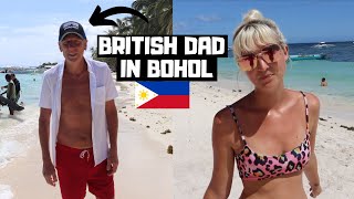 My British Dad’s FIRST Day in BOHOL, PHILIPPINES | Alona Beach BEFORE Lockdown?