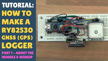 TUTORIAL: How to GNSS / GPS Logger | Arduino - Reyax RY82530 - LCD - SD Card | Part 1 - Wireup!