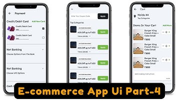 FlutterFlow Tutorial For Ecommerce App Ui Design | Flutterflow E-commerce App Part -4