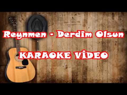 🎵Reynmen   Derdim Olsun Karaoke Video🎵