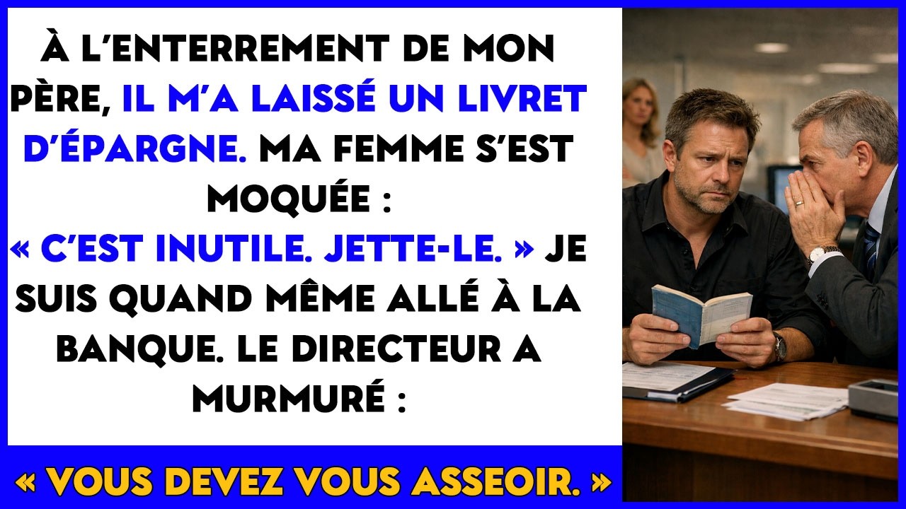 Ma femme a jeté le dernier souvenir de mon père… jusqu’au choc glacial de la directrice de banque