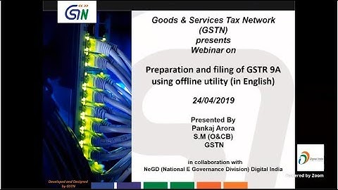 Preparation and filing of Form GSTR 9A using Offline utility (with Live demo) | English