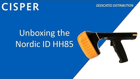 Unboxing the Nordic ID HH85
