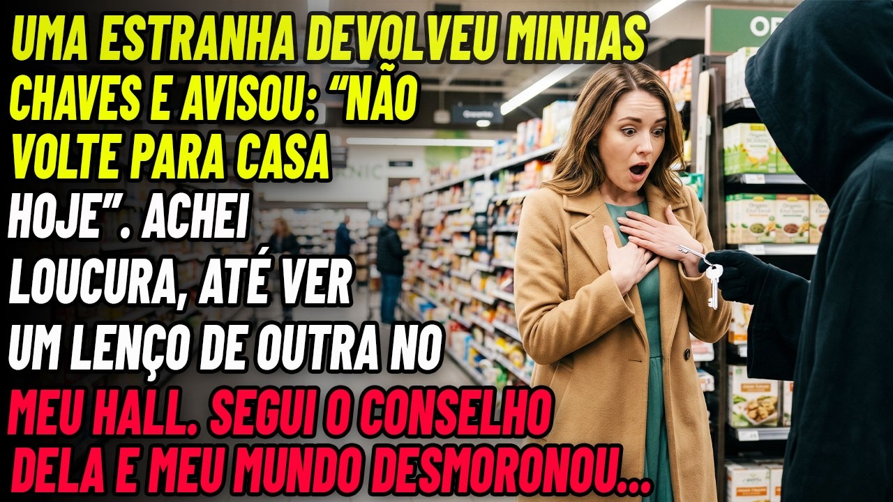 Eu nunca acreditei em presságios. Mas uma estranha me entregou um bilhete e disse: “Não vá para casa esta noite. E amanhã, passe no escritório do seu marido.” Eu ri por dentro, achei que era...