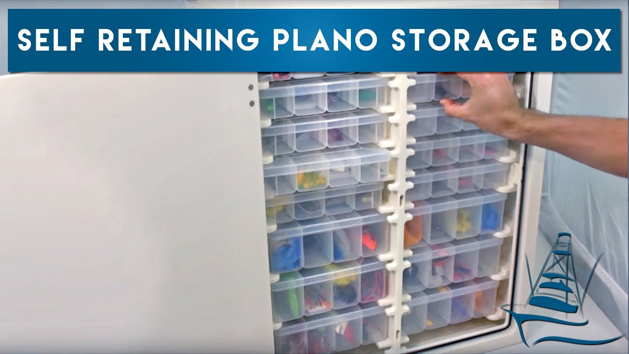 Self Retaining Plano Storage Box - YouTube