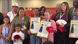 Uvalde students who made 911 calls from inside Robb Elementary honored for bravery