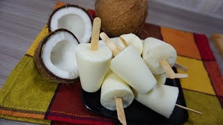 Helados de coco y yogurt - Como hacer helados de coco y yogurt