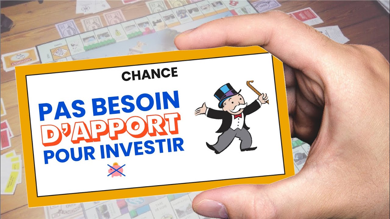 POURQUOI IL NE FAUT PAS METTRE D'APPORT POUR INVESTIR