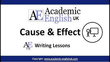 Cause & Effect Video Language / Academic English