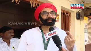 Kantabanji Congress MLA Candidate Santosh Singh Saluja Casts His Vote