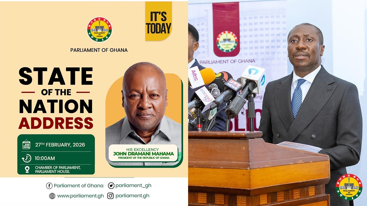 ((LIVE)) PRESENTATION OF A MESSAGE ONTHE STATE OF THE NATIONBY H. E. JOHN DRAMANI MAHAMA