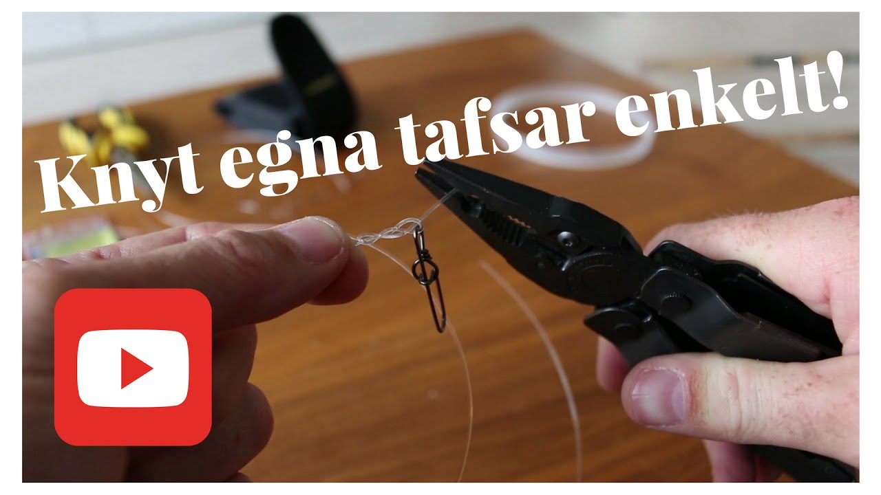 Såhär gör du egna enkla tafsar till gäddfisket! YouTube