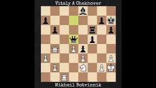 Mikhail Botvinnik vs Vitaly A Chekhover | Leningrad, Russia (1934)