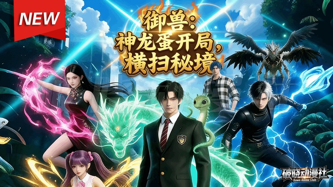 MULTISUB📢新番上线《御兽：神龙蛋开局，横扫秘境》第1~63集丨绝境觉醒