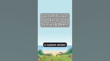 Maak aangepaste IG-stickers voor Reels en Stories