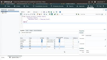 Creating On-Demand Rules in Financial Consolidation and Close