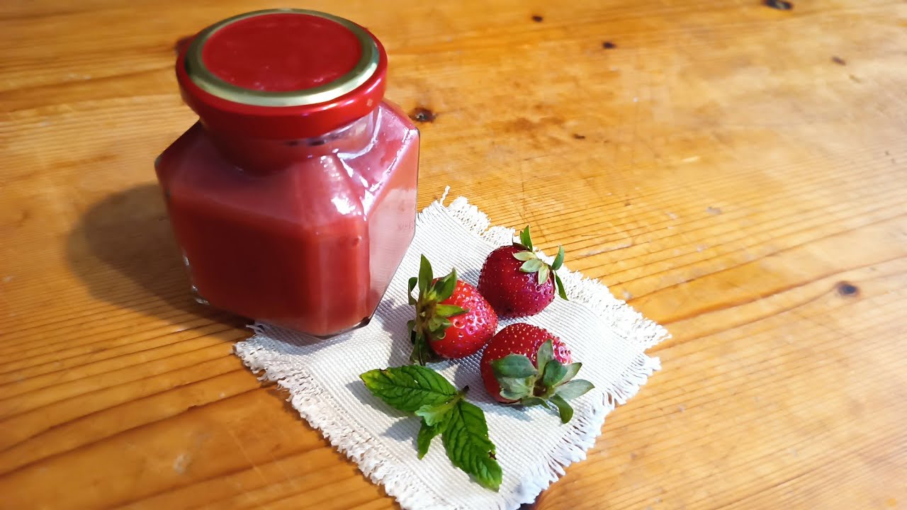 Marmellata di Fragole senza Zucchero