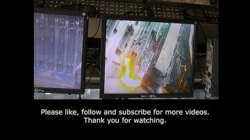 Coke oven pusher machine | Ram machine | Coke oven operation from inside Pusher machine #Shorts