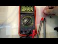 Как измерить ёмкость конденсаторов мультиметром  DT9208A