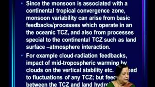 Mod-05 Lec-12 Tropical Convergence Zones and the Indian monsoon - Part 2