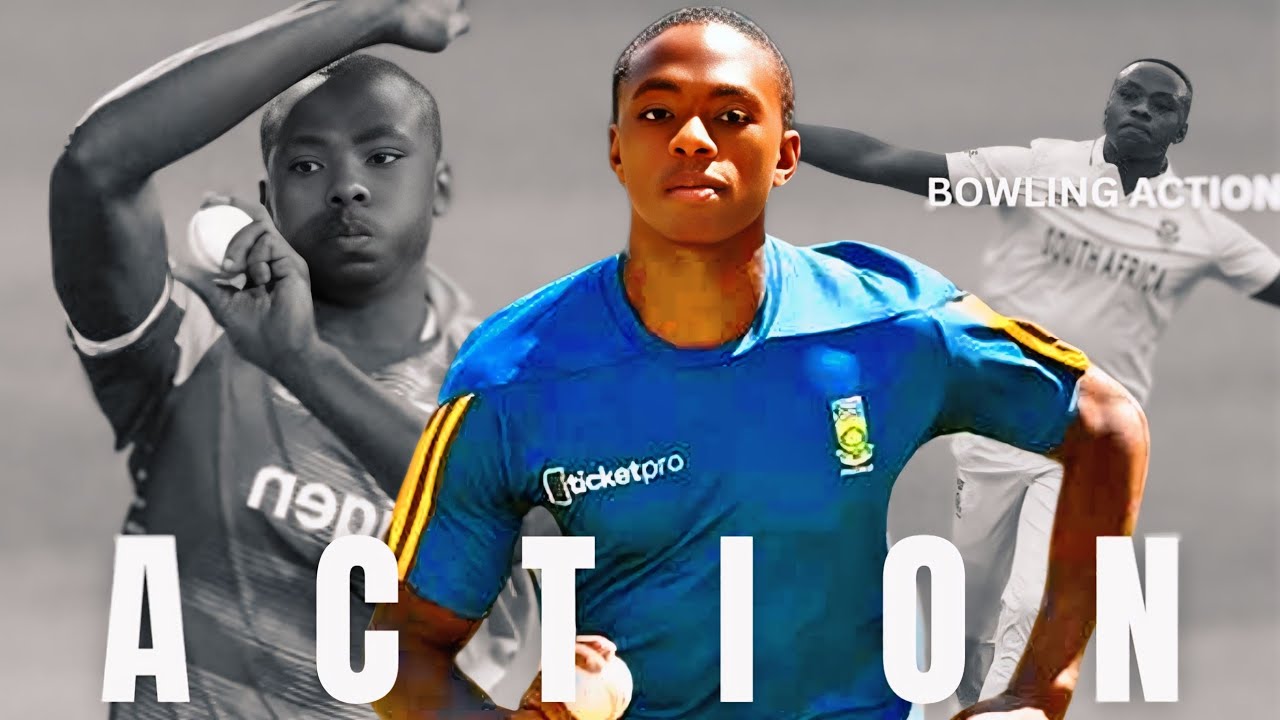 KG Rabada Bowling Action Slow-Motion